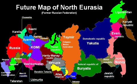 Карта будущей Евразии - Одесский Политикум
