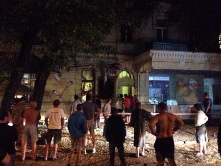 Взрыв под дверью у кафе «У Ангеловых» - Одесский Политикум