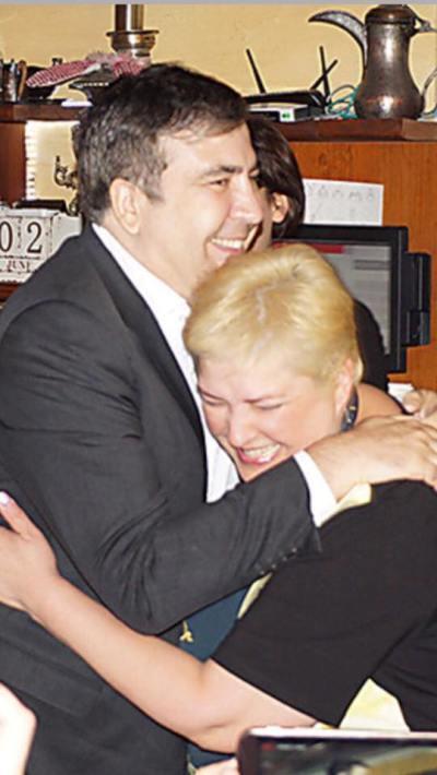 Михаил Саакашвили посетил одесское кафе "У Ангеловых" - Одесский Политикум