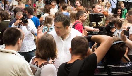 В кафе «У Ангеловых» на улице Жуковского состоялся концерт-марафон с участием Михаила Саакашвили - Одесский Политикум