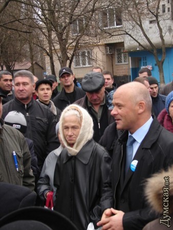 Геннадий Труханов - ремонтник "крыш" в Суворовском районе на встрече с избирателями - Одесский Политикум